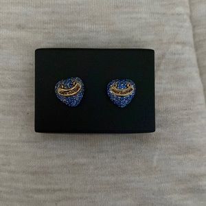 Blue Heart Juicy Couture Earrings